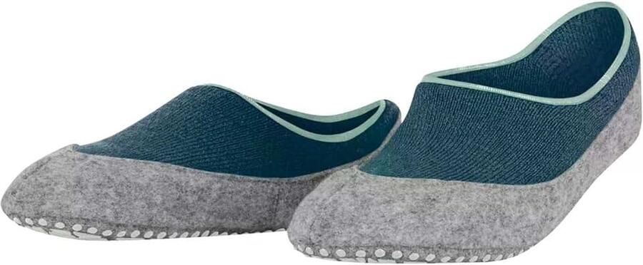Dames Stopper sokken Cosyshoe Invisible W Hp wol Noppen op de zool 1 paar Blauw Venice Night 6567 41 42