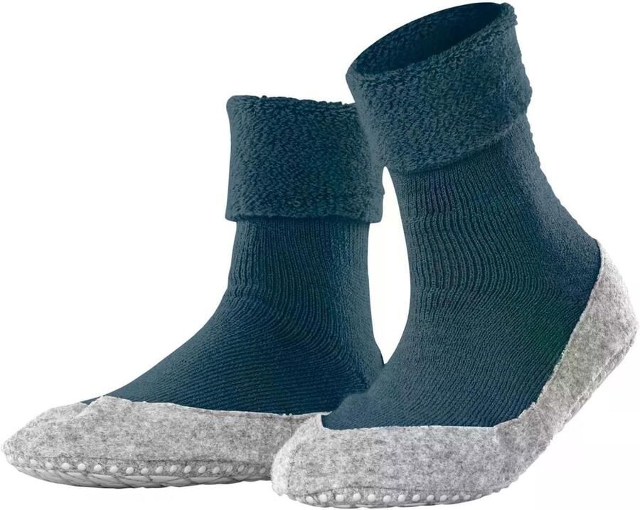 Dames Stopper sokken Cosyshoe W Hp wol Noppen op de zool 1 paar Blauw Venice Night 6567 41 42