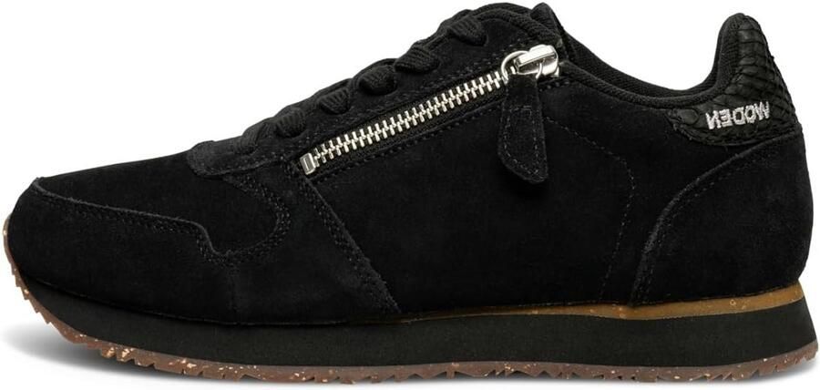 Dames Suède Enkellaarsjes met Rits Comfortabele Sneakers