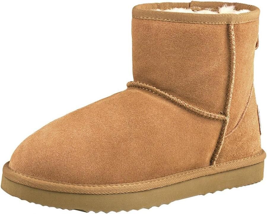Dames Suède Leren Winterlaarzen Met Warme Voering Comfortabel & Antislip