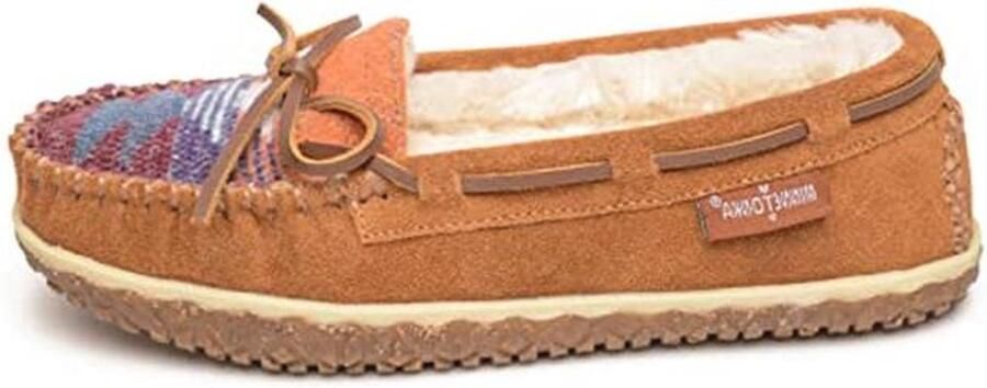 Dames Suède Mocassins met Fransjes