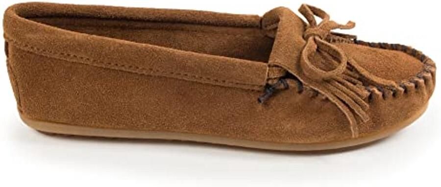 Dames Suède Moccasins met Franjes - Foto 1