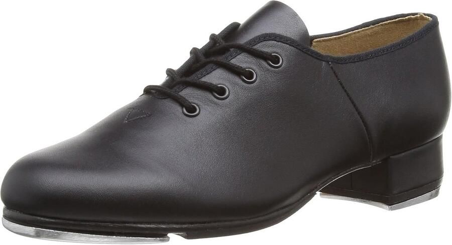 Dames Jazz Tap Dansschoenen met Vetersluiting en Sterke Metalen Taps