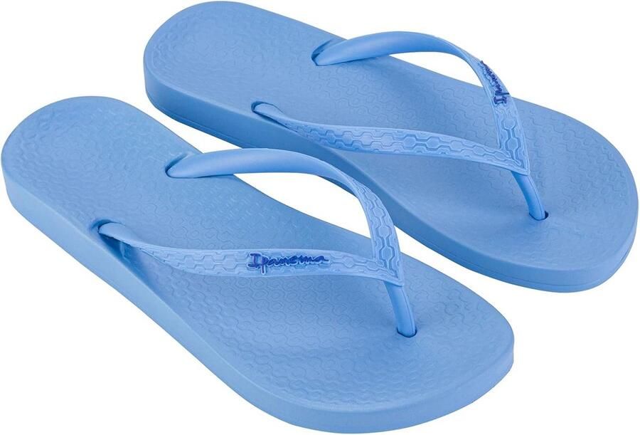 Dames Teenslippers Anatomisch Voetbed Badslippers Blauw