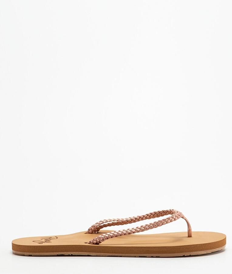 Dames Teenslippers Bruin Comfortabele en Stijlvolle Zomerschoenen