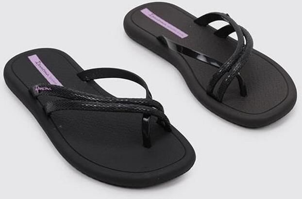 Dames Teenslippers Comfortabele Zwarte Teensandalen voor Zomer