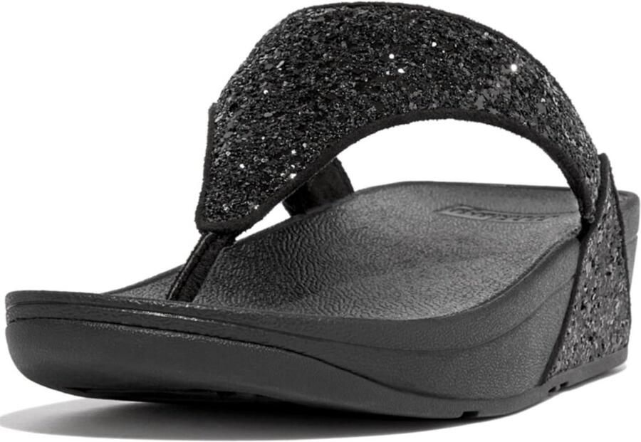 Dames Teenslippers Glitter Open Teen Platte Zandalen