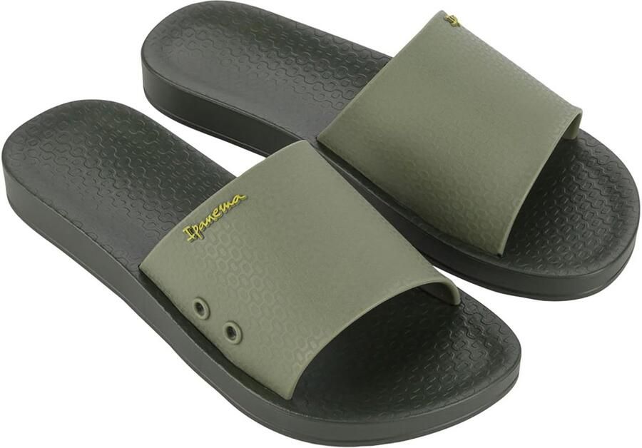 Dames Teenslippers Groen Anatomisch Voetbed Comfortabele Slide Zomer