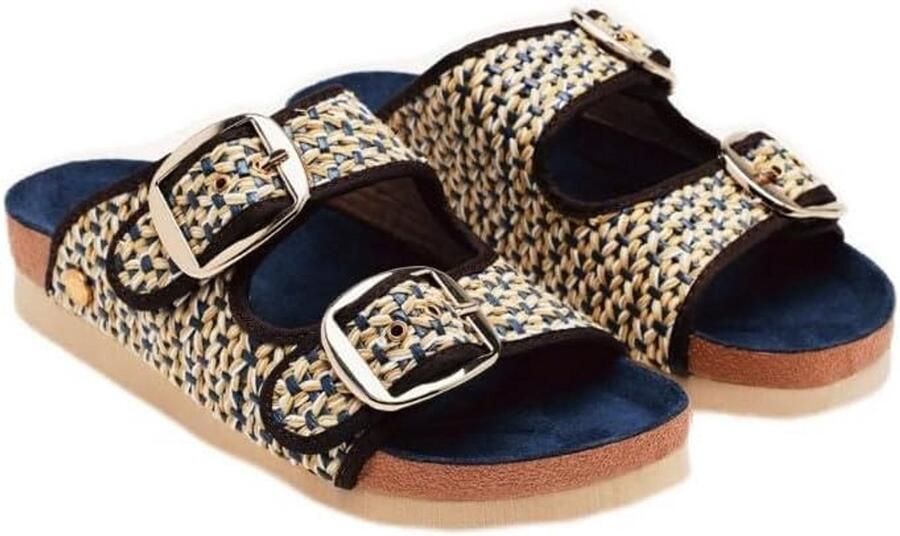 Dames Teenslippers met Bandjes en Anatomisch Voetbed