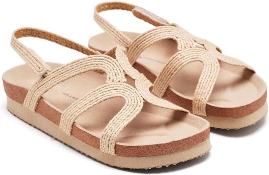 Dames Teenslippers met Biologische Materialen en Comfortabel Voetbed