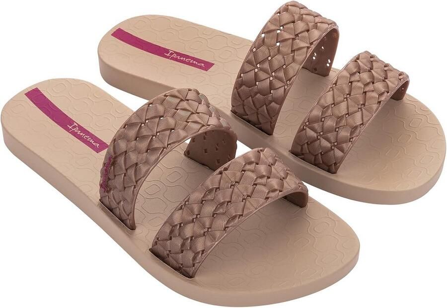 Dames Teenslippers met Dubbele Bandjes voor Zomercomfort