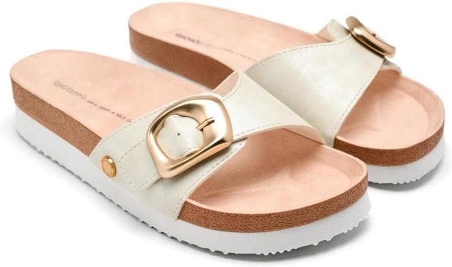 Dames Teenslippers met Gesp en Anatomisch Voetbed (Organisch)