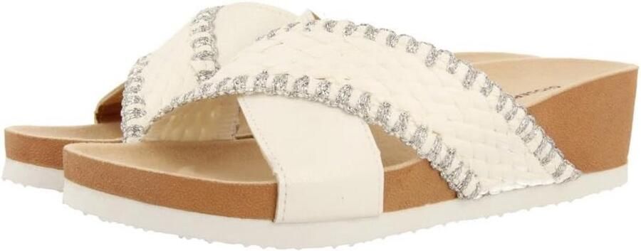 Dames Plateauzandelen met Sleehak en Anatomisch Voetbed Comfortabele Zomer Slippers