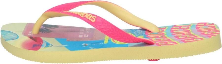 Dames Teenslippers met Tropische Prints Comfortabele Zomer- en Teensandalen