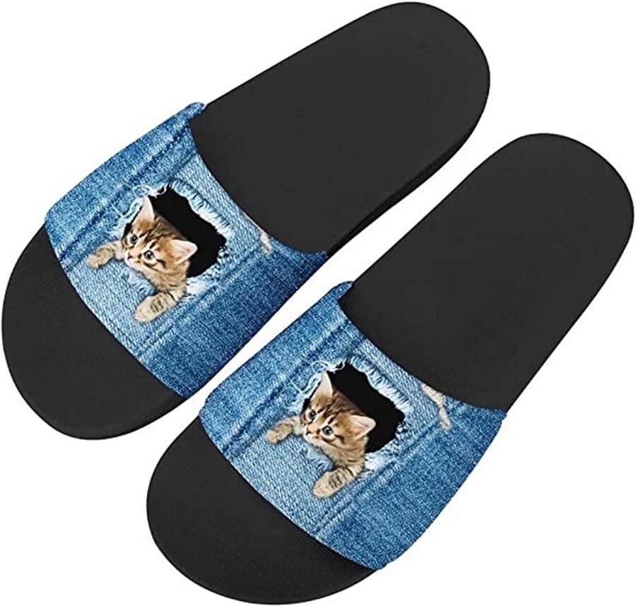 Dames Teenslippers Open Teen Sandalen voor Binnen en Buiten