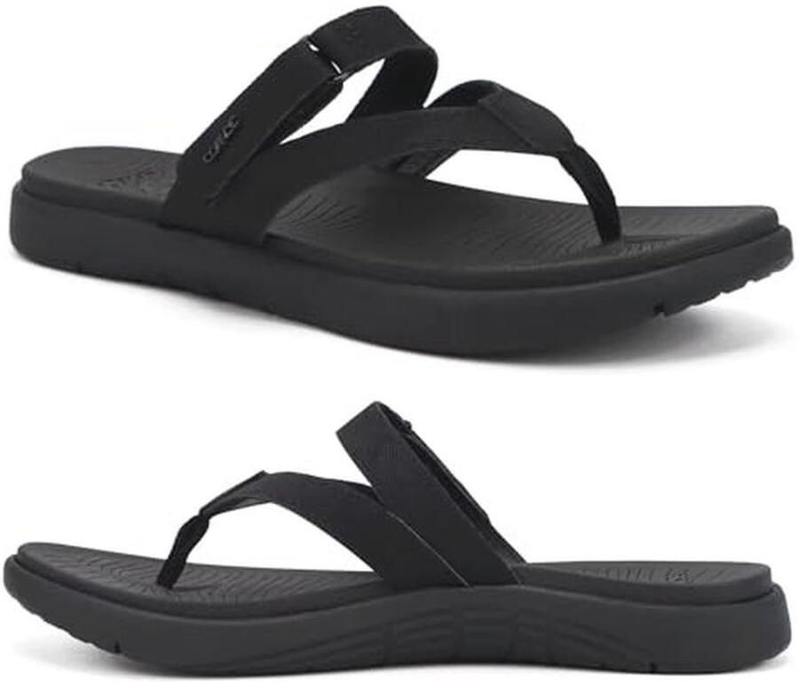 Dames Teenslippers Orthopedisch Comfortabel Leren Flip Flops Zomer Strand Zwembad Open Teen Sandalen