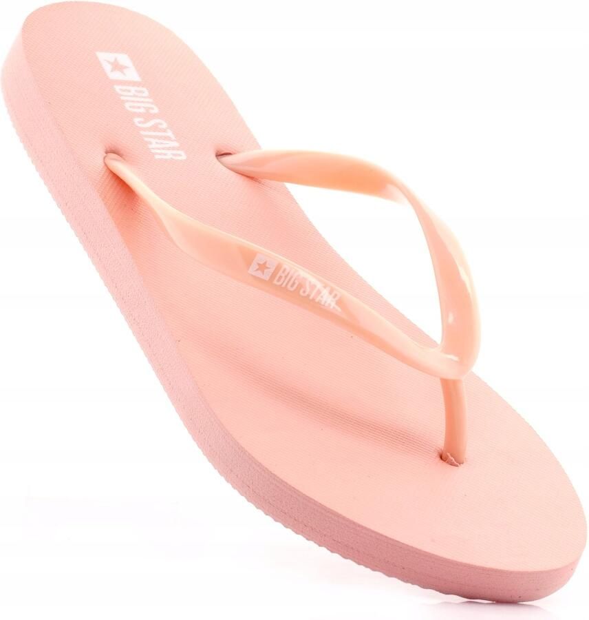 Big Star Dames Teenslippers Roze Schuim Lichtgewicht Strand