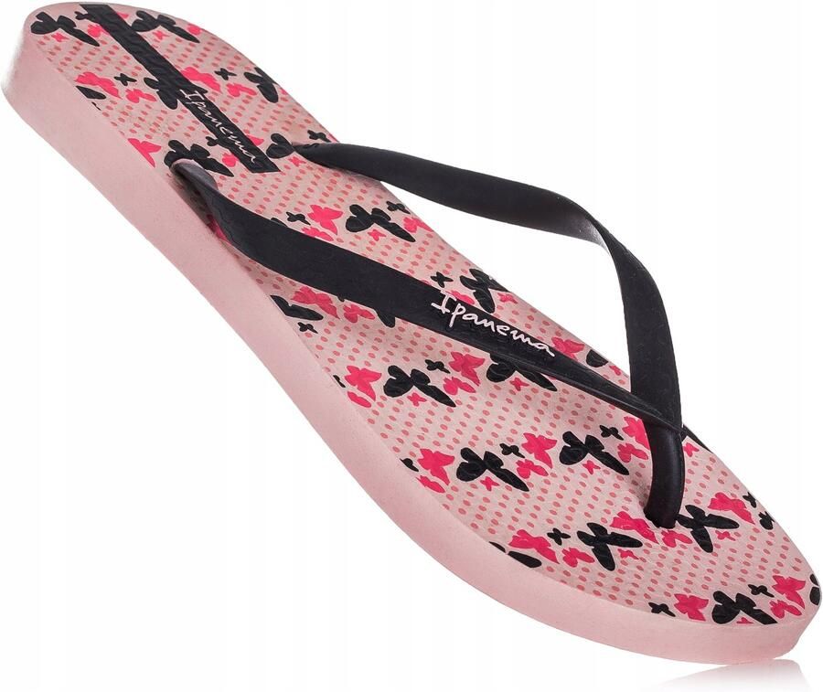 Dames Teenslippers Roze Zwart Comfortabel & Praktisch