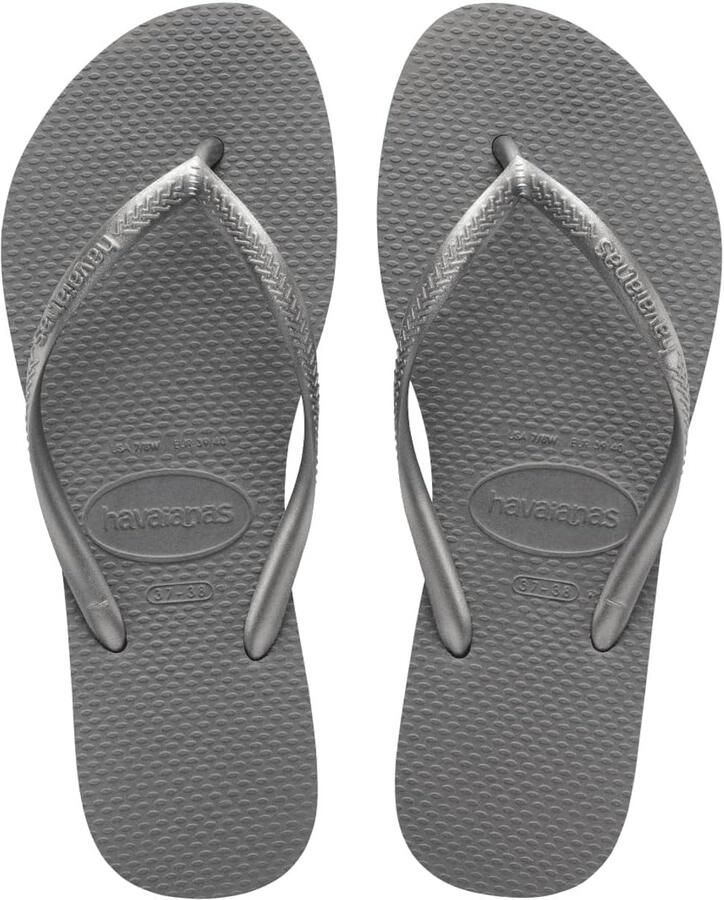 Dames Teenslippers Slim Model Blauw Comfortabele Rubberen Zomer Sandaal