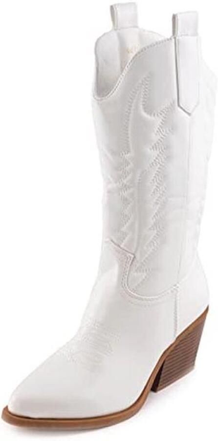 Dames Texaanse Cowboy Laarzen met Hak