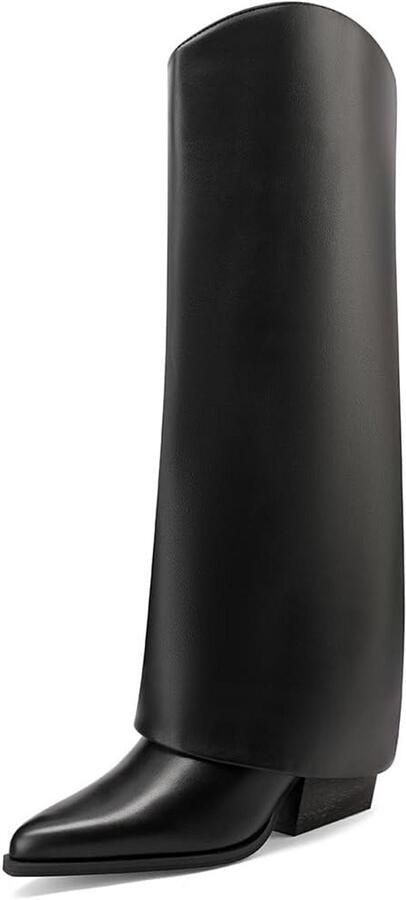 Dames Texaanse Laarzen Wide Shaft Laarzen Cowboy Laarzen