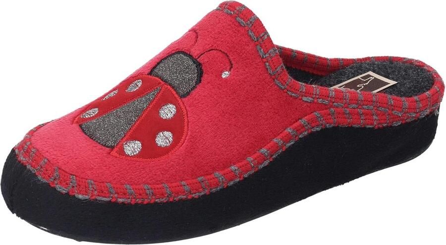 Dames Thuisschoenen Manitu-Home Pantoffels Comfortabel & Ondersteunend