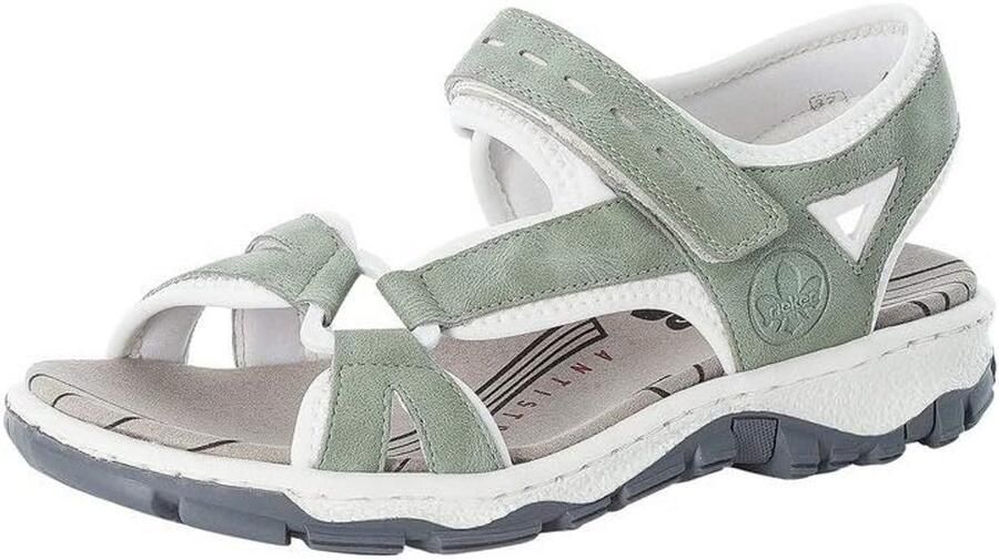 Dames Trekking Sandalen Comfortabel Mintgroen Verstelbaar