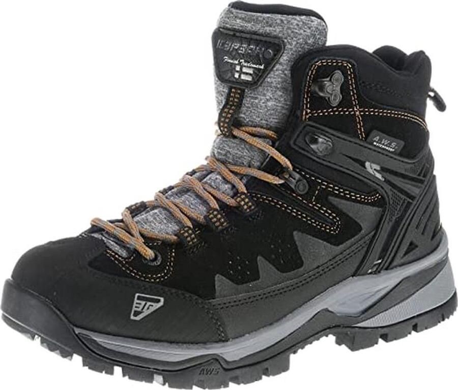 Dames Trekkinglaarzen voor Outdoor Activiteiten in Zwart