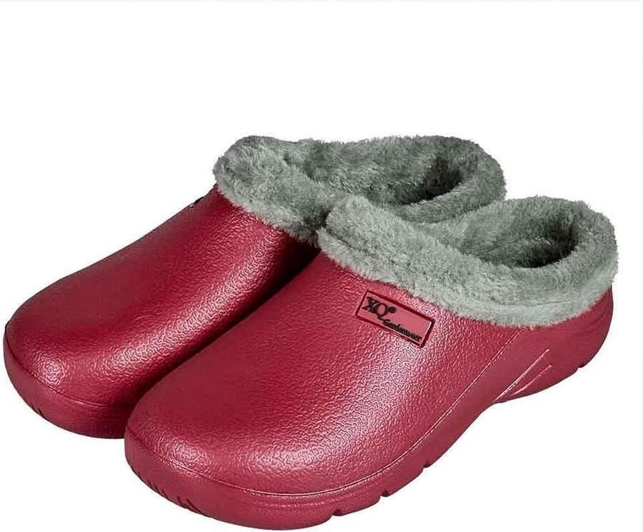 Dames Tuinsloffen Gevoerd Waterdichte Tuinschoenen met Zachte Voering