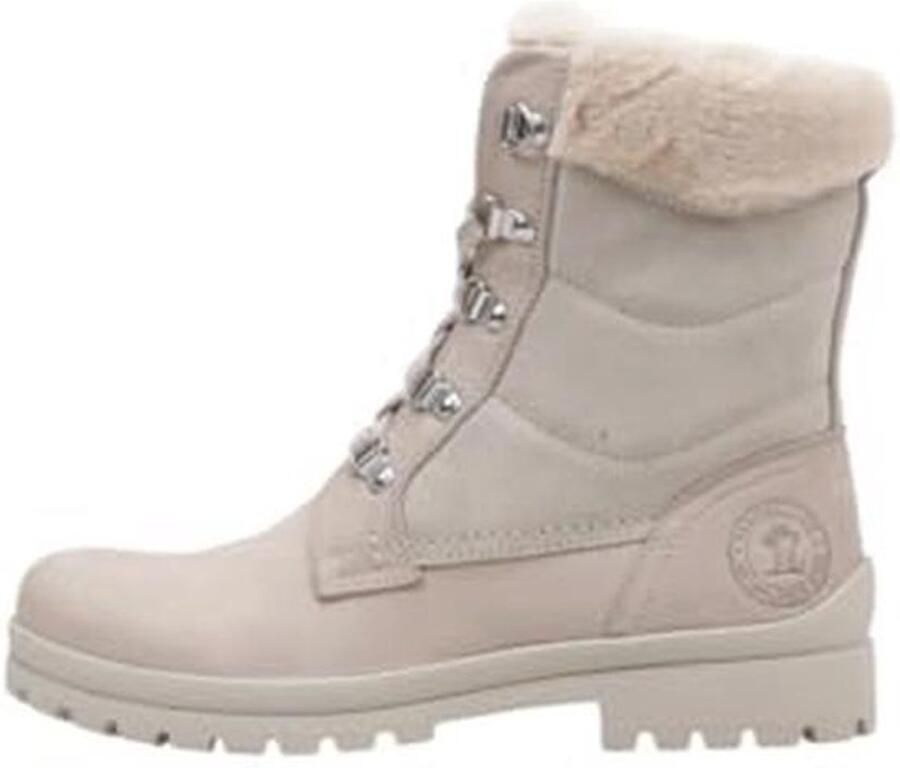 Dames Tuscani Sneeuwschoenen Leren Winterlaarzen met Bontvoering