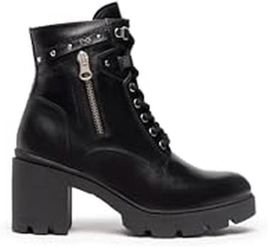 Dames Veterboots in Leder Trendy en Comfortabel