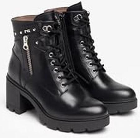 Dames Veterboots in Leder Trendy en Comfortabel