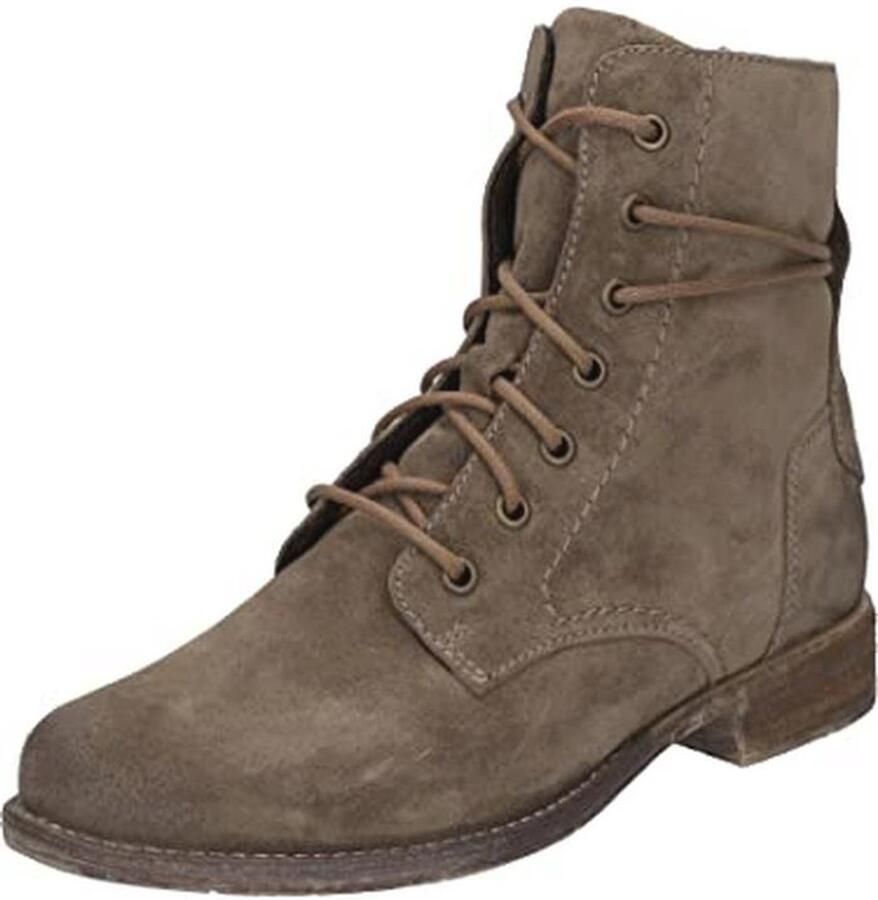 Dames Veterlaarsjes Sienna 70 Enkellaarzen met Verwisselbaar Voetbed en Comfortabele Zool