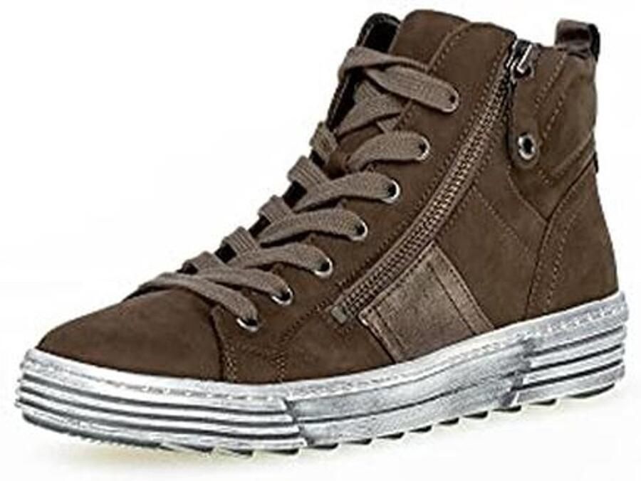 Dames Veterlaarzen Donkerblauw Suède met Uitneembare Binnenzool