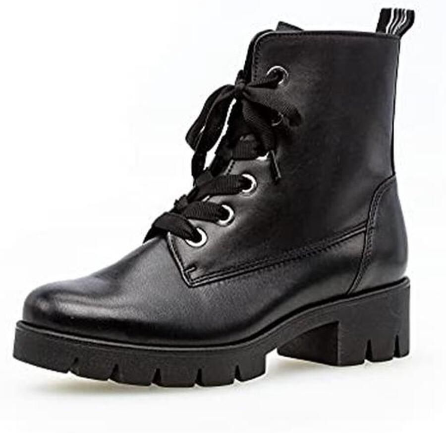 Dames Veterlaarzen met Rits en Plateauzool