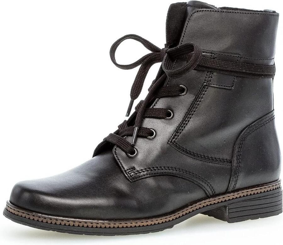 Dames veterschoenen met ritssluiting en uitneembaar voetbed