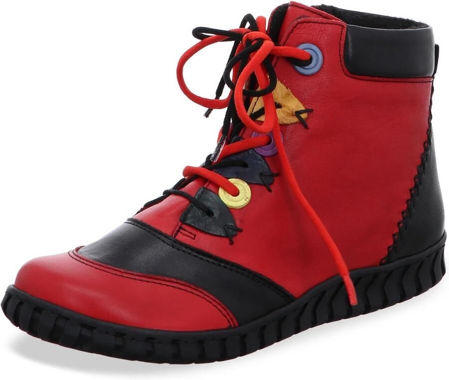 Veterlaarzen Dames Leer Trendy Laarzen met Ritssluiting en Anti-slip Zool