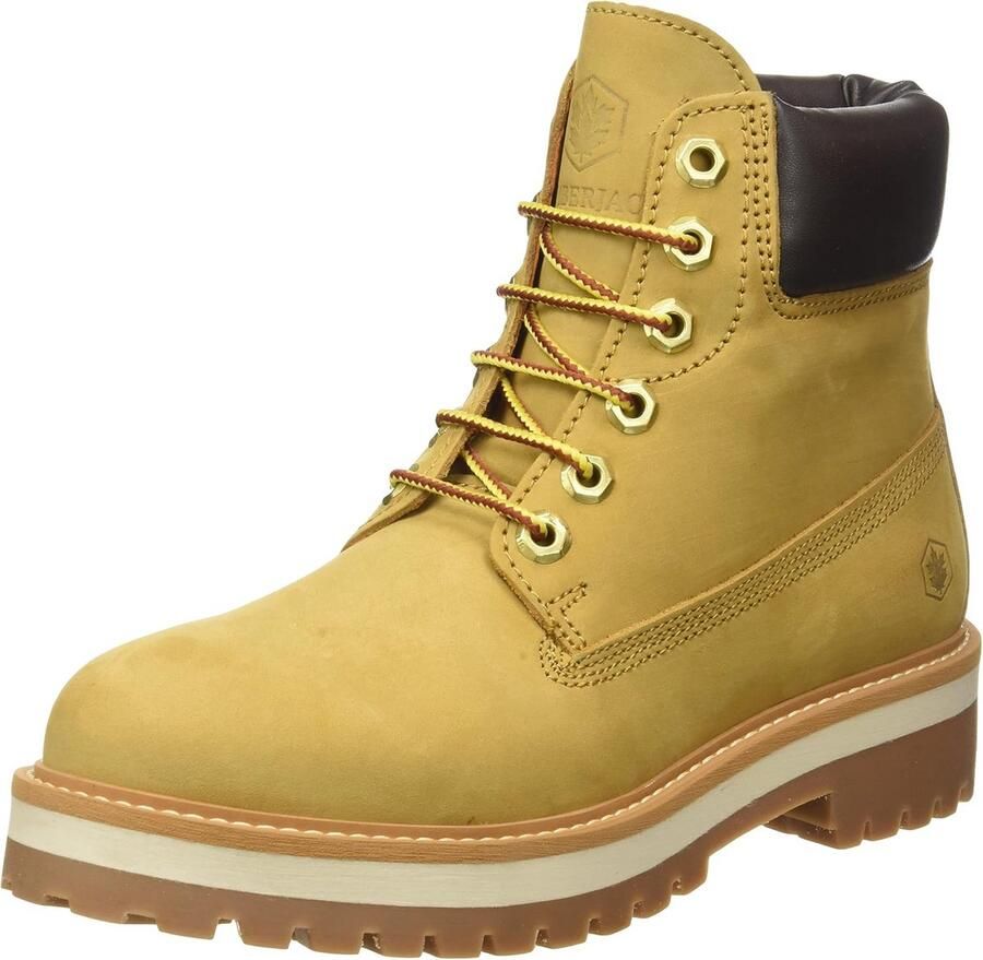 Dames veterschoenen enkellaarzen hoogwaardig leer