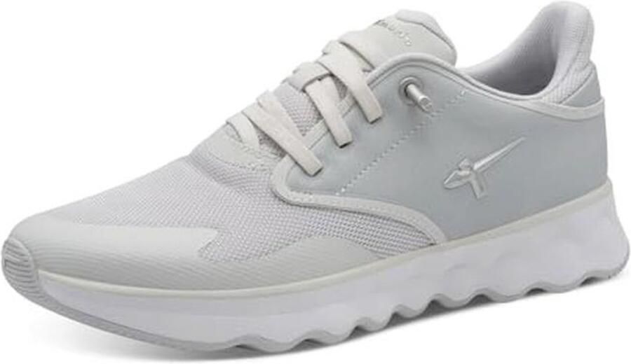 Dames veterschoenen met wit oppervlak