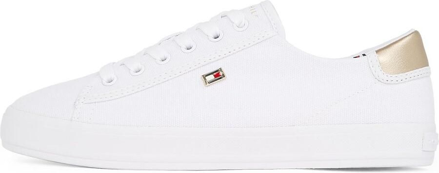 Dames Vulc Canvas Lage Sneakers met Vetersluiting
