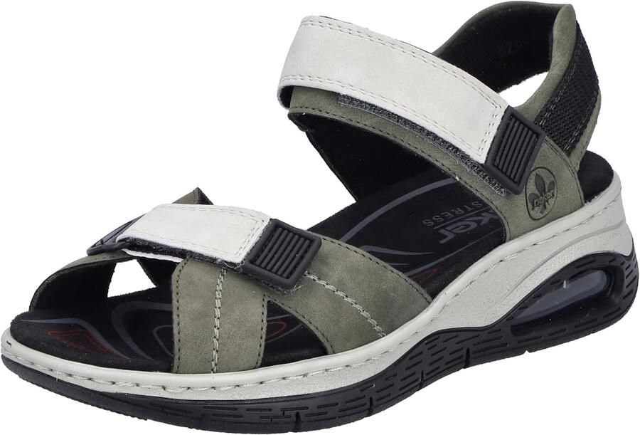 Rieker Trekkingsandalen Buitensandalen zomerschoenen klittenbandschoenen met Air-functie