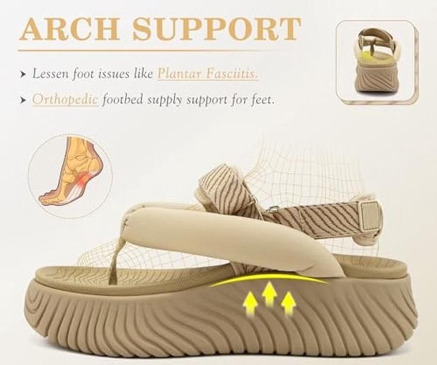 Dames Wandelsandalen Geheugenfoam Lichtgewicht en Waterdicht Kleuren