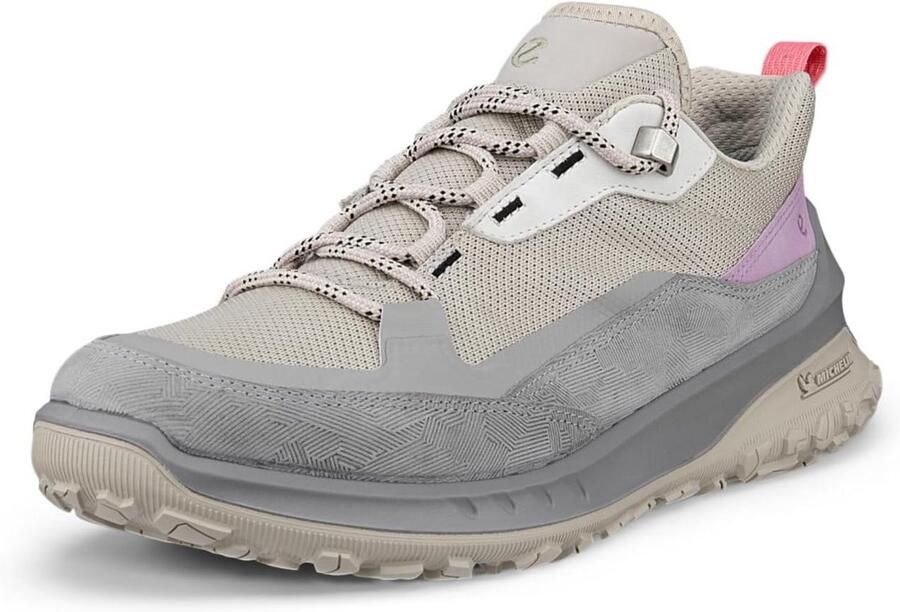 Dames wandelschoen leer waterdicht hoge grip
