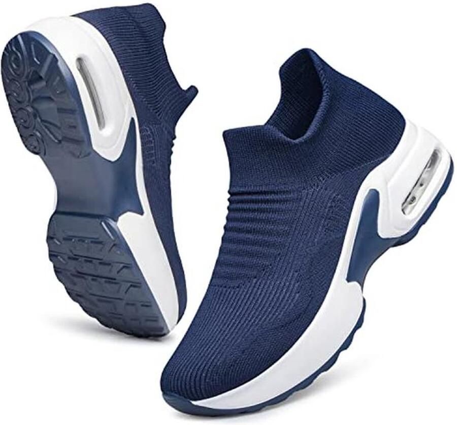 Dames Wandelschoenen Ademend Comfortabel Slip-On Sneakers