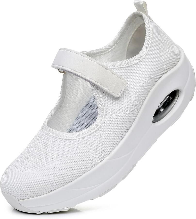 Dames Wandelschoenen Ademend Lichtgewicht Trainers met Memory Foam