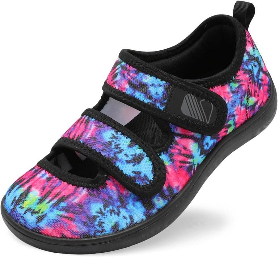 Dames Wandelschoenen Brede Pasvorm Verstelbare Comfort Sneakers