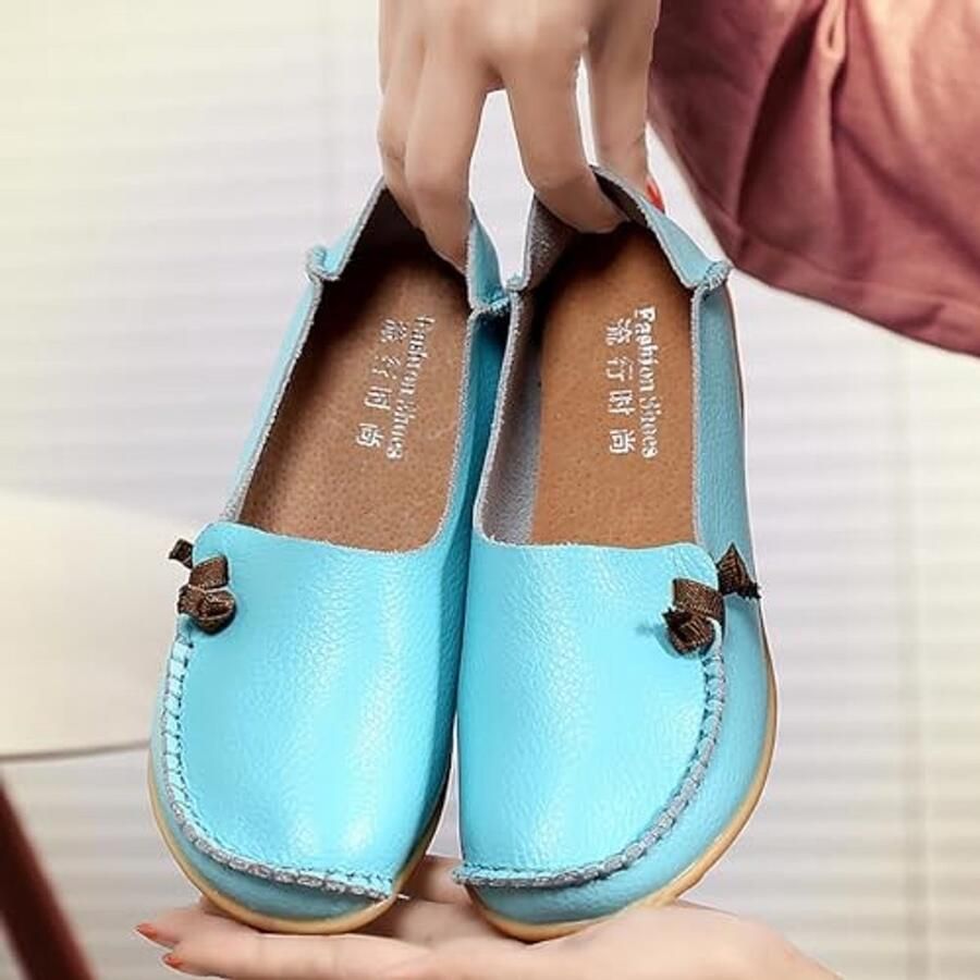 Dames wandelschoenen Laag waterdicht Blauw