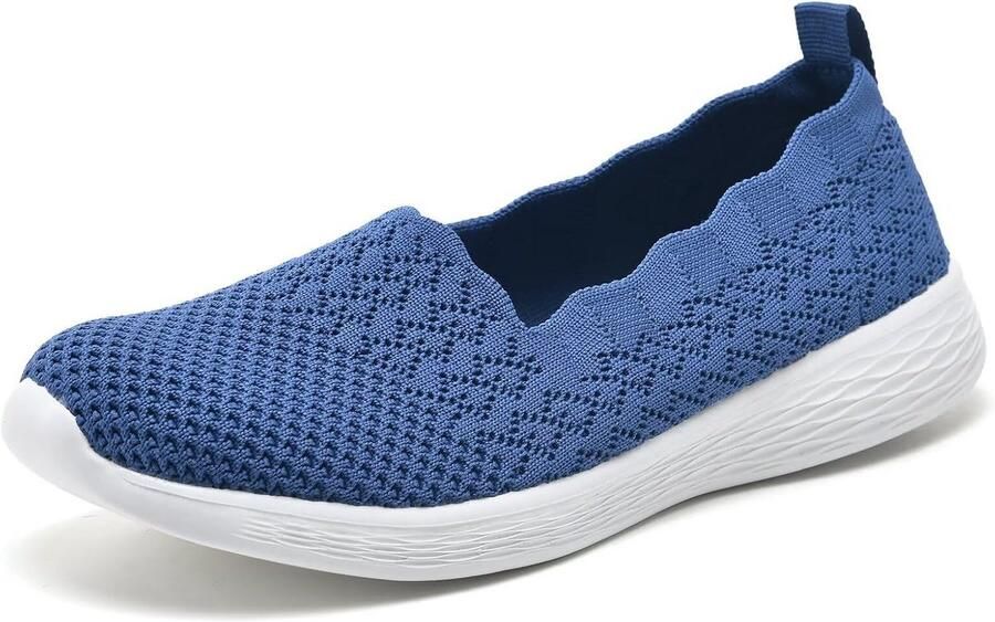 Dames Wandelschoenen Lichtgewicht Mesh Slip-On Ademende Comfortabele Sneakers