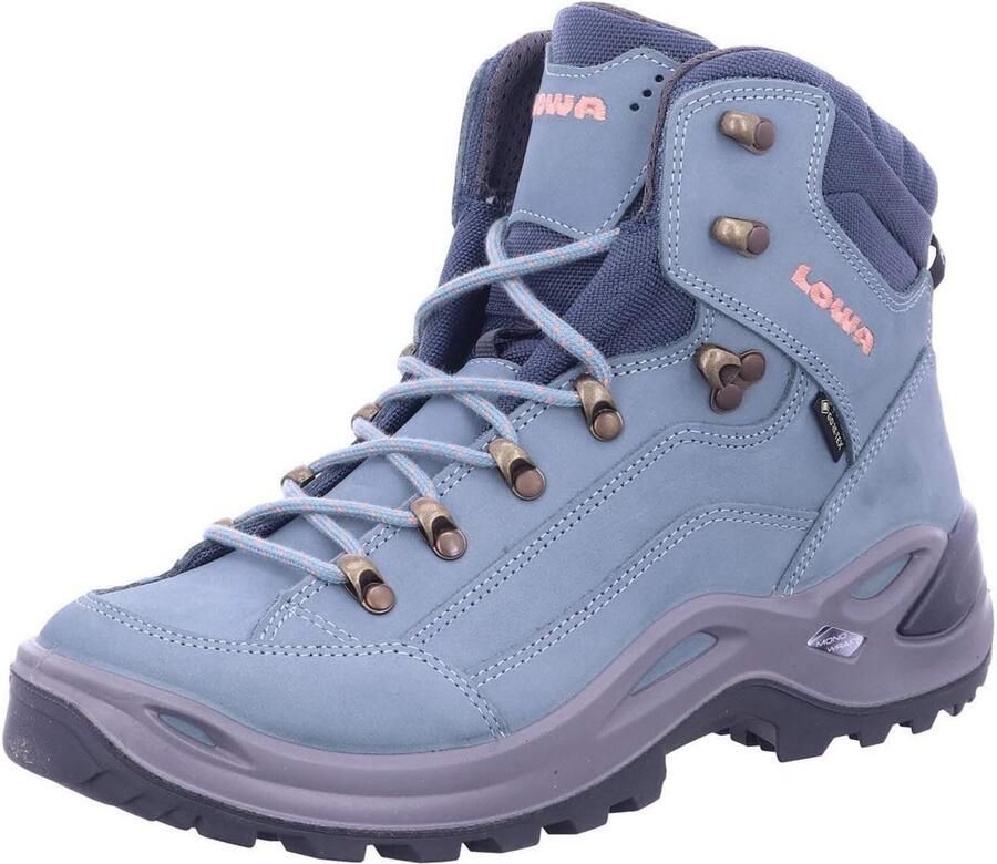 Dames wandelschoenen middelhoog waterdicht ademend