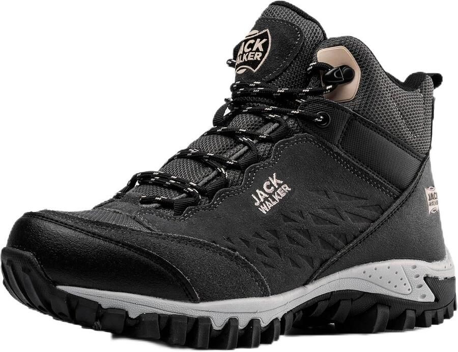 Dames Wandelschoenen Waterdicht Lichtgewicht Trekking Schoenen Roze Goud